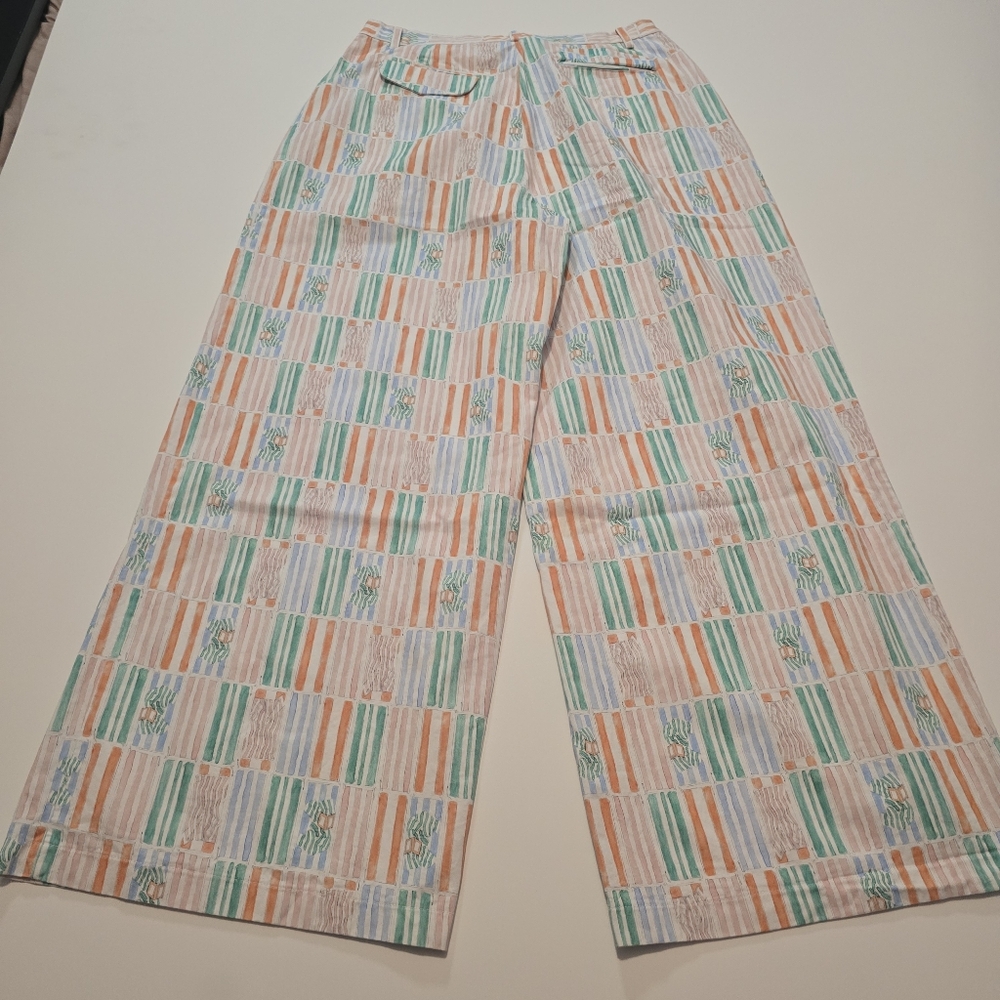 Rachel Antonoff Rose Pants Cotton Size 10 - Picture 11 of 12